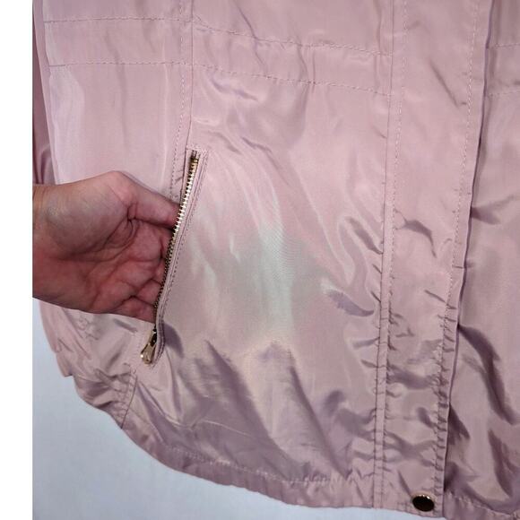 Cavalini Original Pink Hooded Rain Jacket Large - Picture 4 of 13